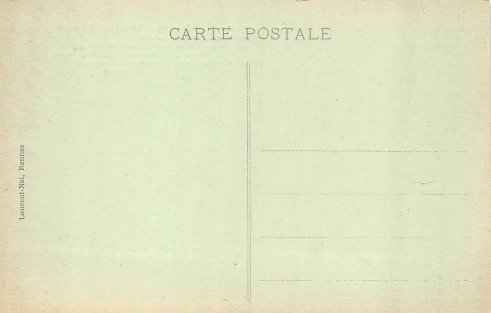 Carnac — Les Alignements de Kermario — éditeur BOTREL, n° 3033 - 뒷면