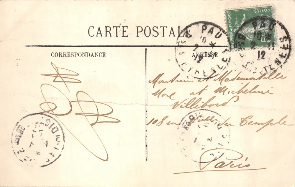 PAU (Bassès-Pyrénées) — Allgemeiner Blick — Verleger L. Nr. 2302 - Rückseite