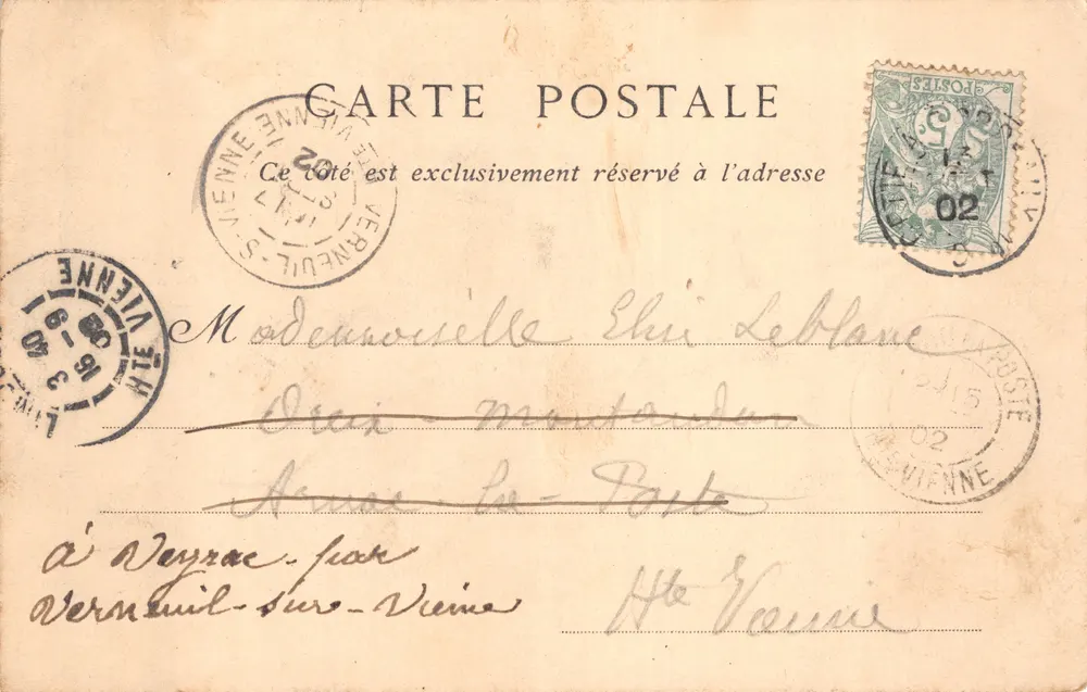 Toulouse — Innenbereich des Hauses Pierre — Collections ND. Phot. n°46 - Rückseite