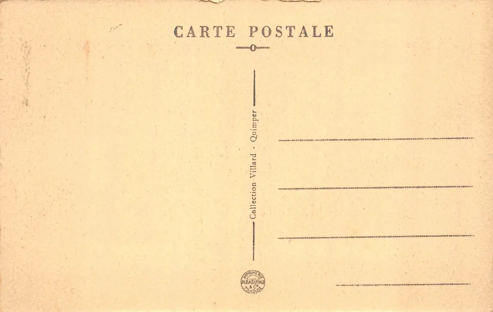 Confort — Die Kirche und das Calvarium — Verlag: Collection Villard - Quimper - Rückseite