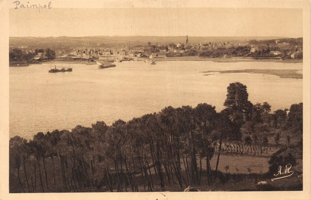 Paimpol — Vue générale prise de Kerroch — A. Rumeau - Recto