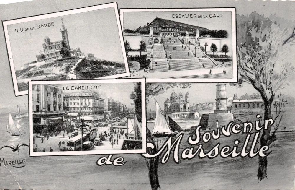 Marseille — Souvenir de Marseille — Éditeur Mireille - 앞면