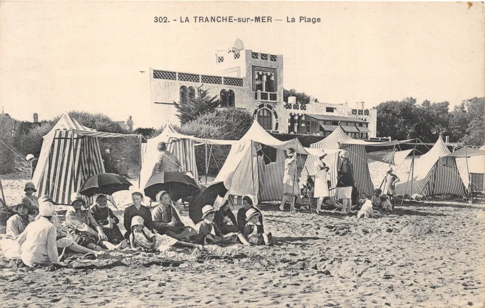 La Tranche-sur-Mer — Der Strand — Imprimerie Jehly-Poupin, Mortagne - Vorderseite