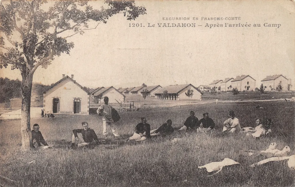 Valdahon — Nach der Ankunft am Lager — Ausflug in die Franche-Comté, Verlag nicht sichtbar, Nr. 1201 - Vorderseite