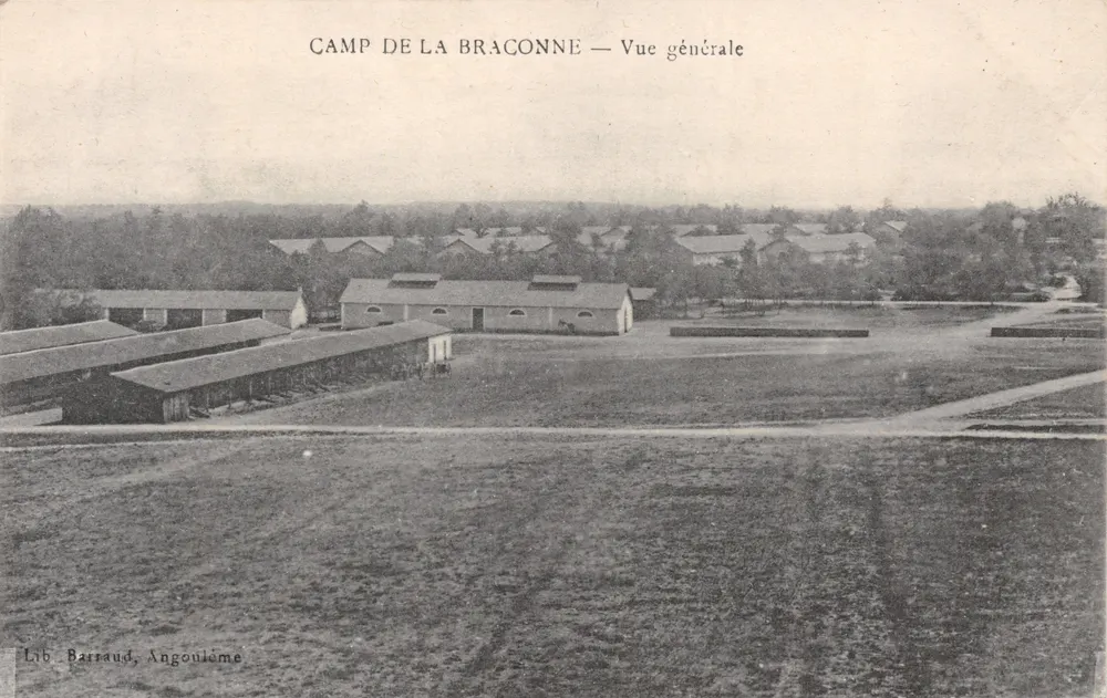 Camp de la Braconne — Algemene weergave — Lib. Barraud, Angoulême - Voorkant