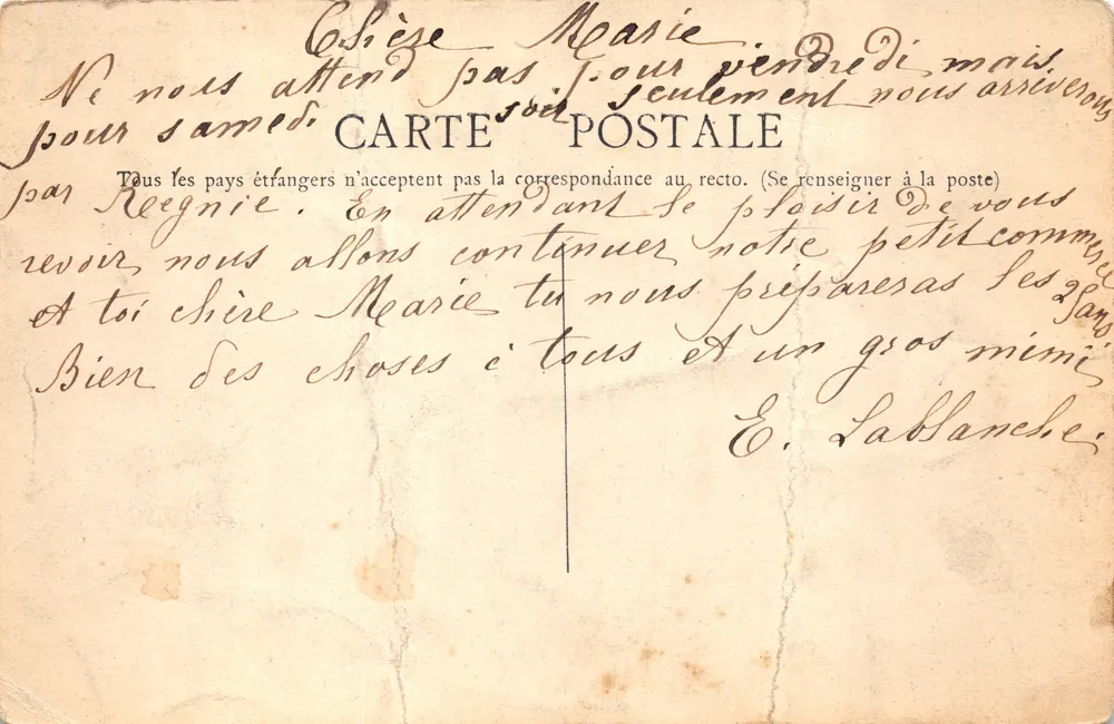 Vauxrenard (Rhône) — Château du Thyl — Lémonon-Ducoin édit Macon - Verso