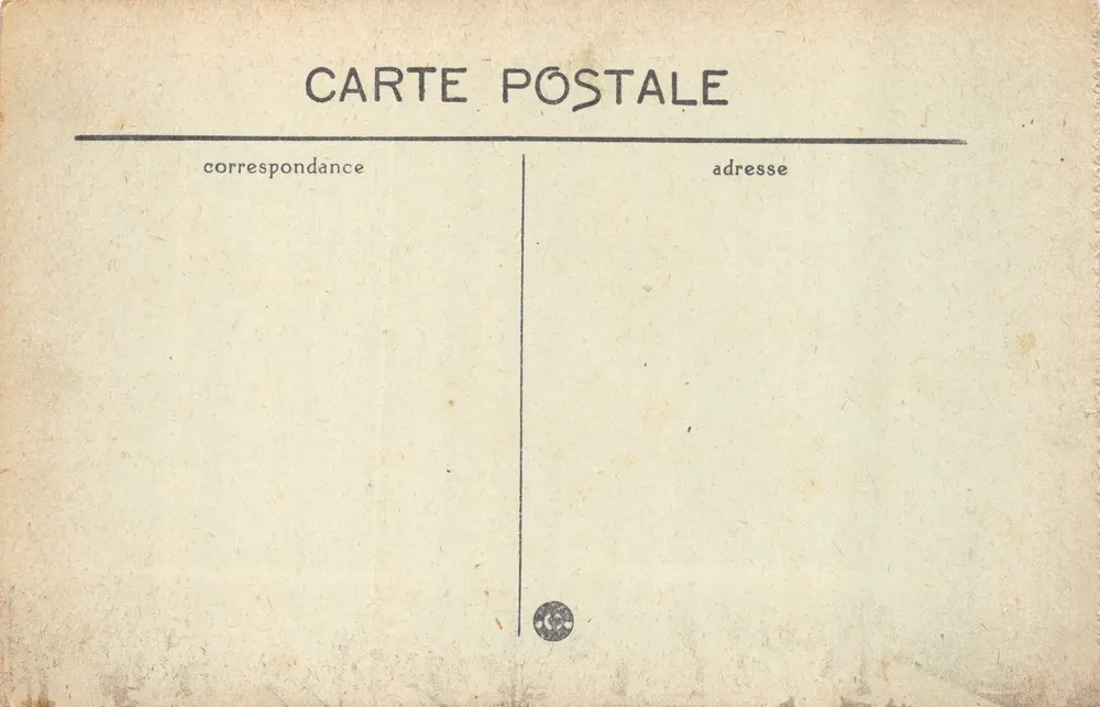 Marseille — Rue de la République und Quai du Port — BR - 1555 - Rückseite