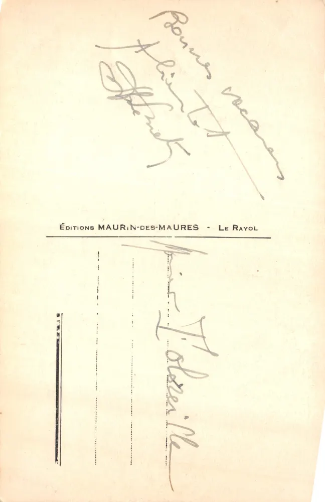 Le Rayol (Var) — Ansicht des Cap Negre — Éditions Maurin-des-Maures - Rückseite