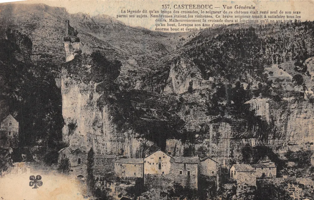 Casteaebouc — Vue Générale — éditeur non identifié, n° 157 - Recto