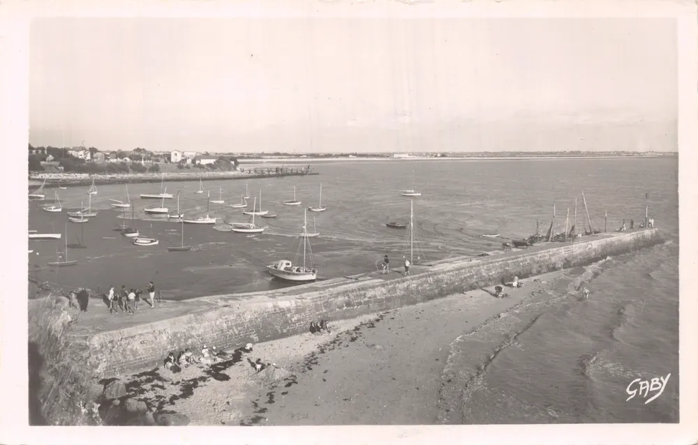 Hafen von Fouras — Ansicht des Kai und der Boote — Verlag SABY - Vorderseite