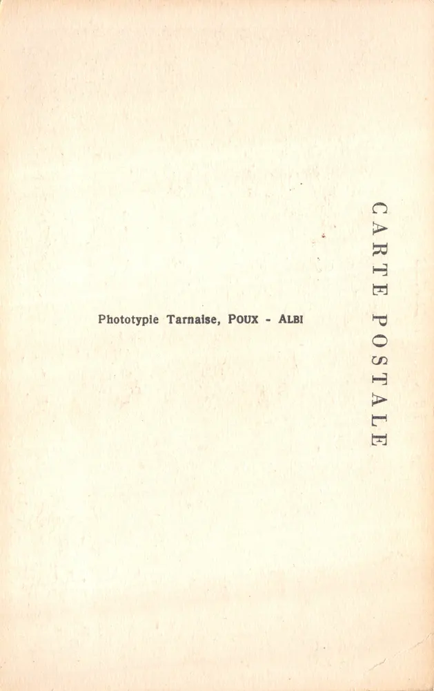 Uzès — La Sous-Préfecture — éditeur LE GARD ILLUSTRÉ, n°13 - Verso