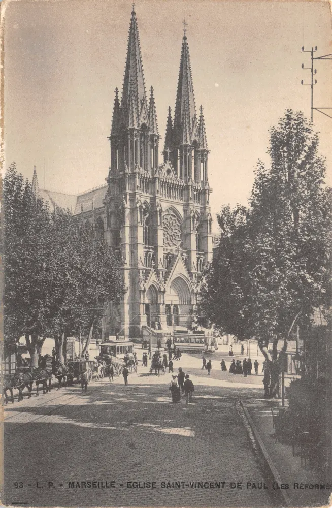 Marseille — Kirche Saint-Vincent de Paul (Les Réformés) — L.P. n°93 - Vorderseite
