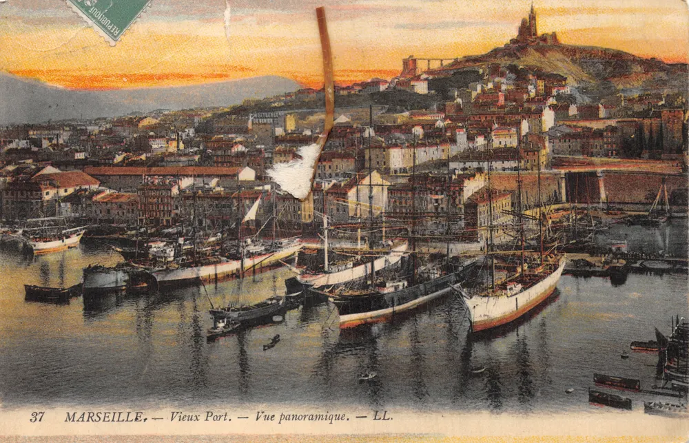 Marseille — Alter Hafen — Panoramablick — LL. — n° 37 - Vorderseite