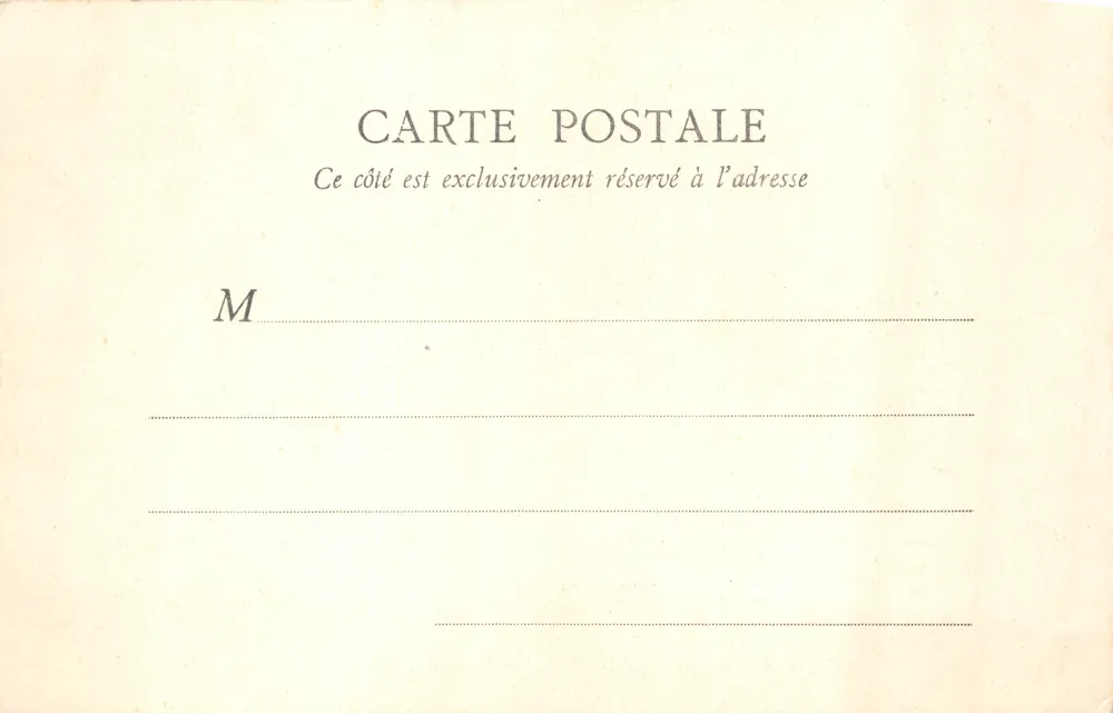 Château de Chantilly — Dans le Parc — B. F., PARIS - Achterkant