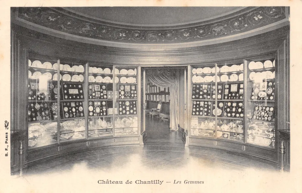 Château de Chantilly — Les Gemmes — B. F., PARIS - Voorkant