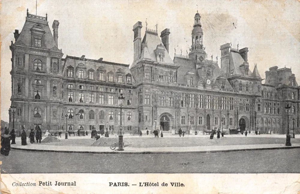 PARIS — L'Hôtel de Ville — Collection Petit Journal - Recto