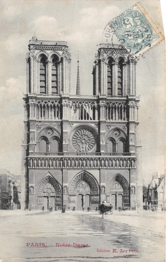 PARIS — Notre-Dame — Édition E. L., Paris - 앞면