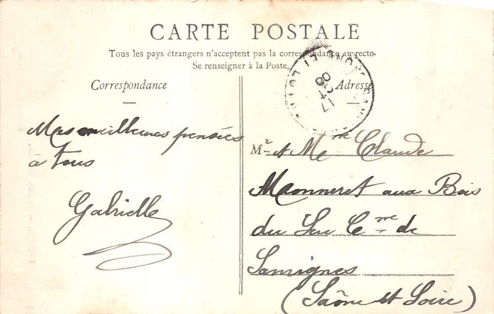 PARIS — Notre-Dame — Édition E. L., Paris - 뒷면