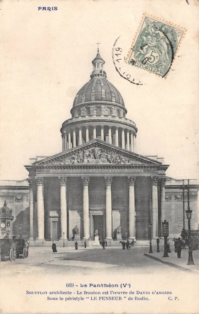 Paris - Le Panthéon (V°) — éditeur C. P. (n° 669) - Recto