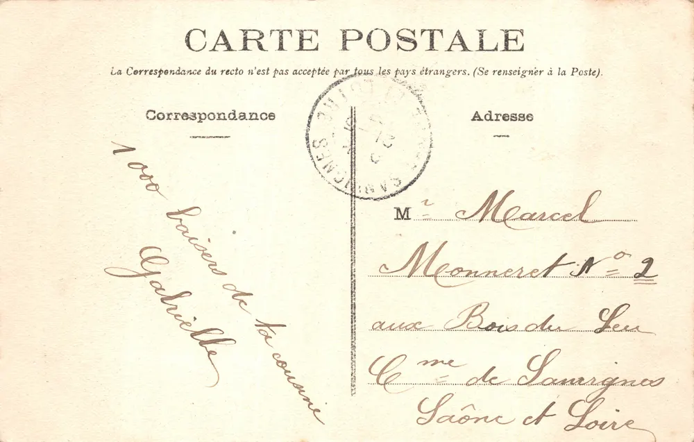 Paris - Le Panthéon (V°) — éditeur C. P. (n° 669) - Verso