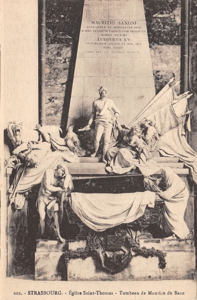Strasbourg - Église Saint-Thomas - Tombeau de Maurice de Saxe - Recto