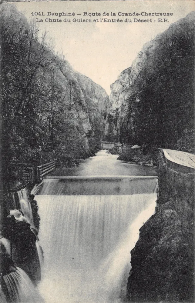 Dauphiné — Der Guiers-Wasserfall und der Eingang in das Wüstenland — E.R. n°1041 - Vorderseite
