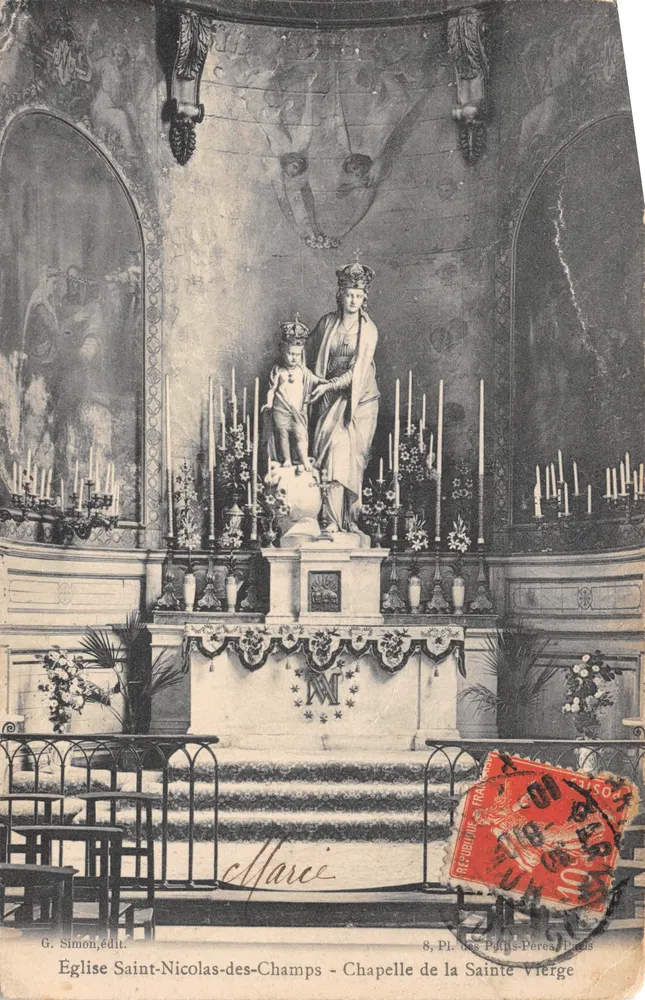 Kirche Saint-Nicolas-des-Champs — Kapelle der Heiligen Jungfrau — G. Simon, Verlag Paris - Vorderseite