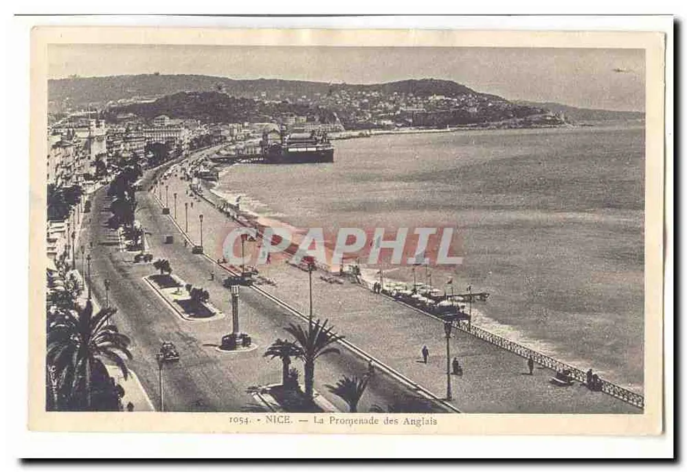 Nice — A Promenade des Anglais — 1954 - Frente