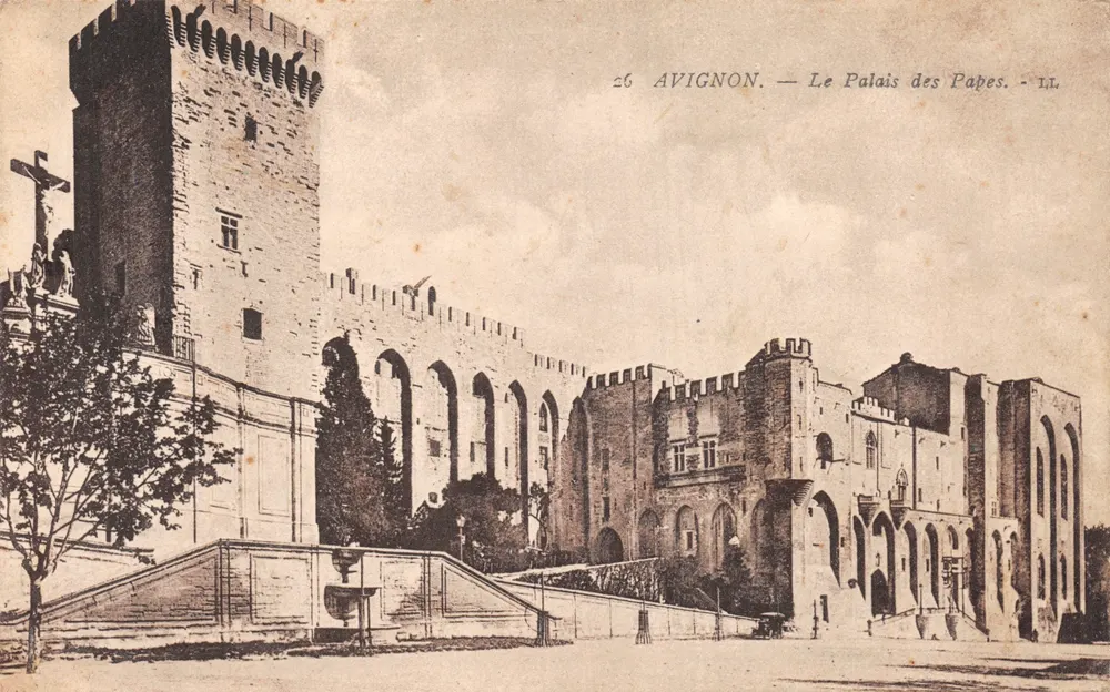 Avignon — Le Palais des Papes — éditeur LL - 앞면