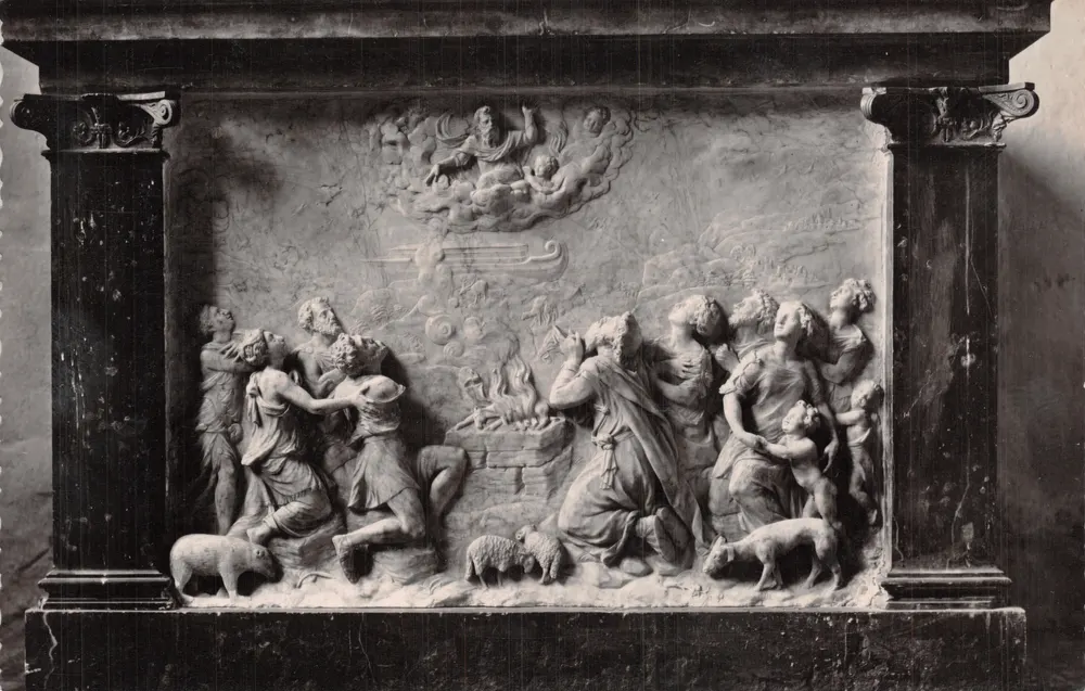 Schloss La Batie d'Urfe — Bas-relief von l'Aute — Verleger nicht sichtbar - Vorderseite