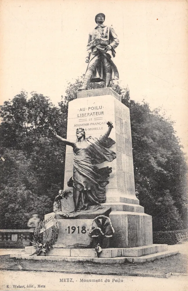 Metz — Denkmal für den Befreier Soldaten — E. Weher, Verlag, Metz - Vorderseite