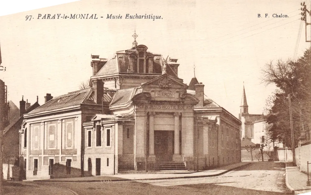 Paray-le-Monial - Musée Eucharistique — éditeur B. F. Chalon, n° 97 - Recto