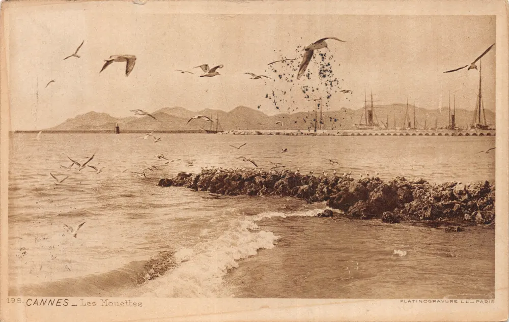 CANNES — De Meeuwen — PLATINOGRAVURE LL — PARIS - Voorkant