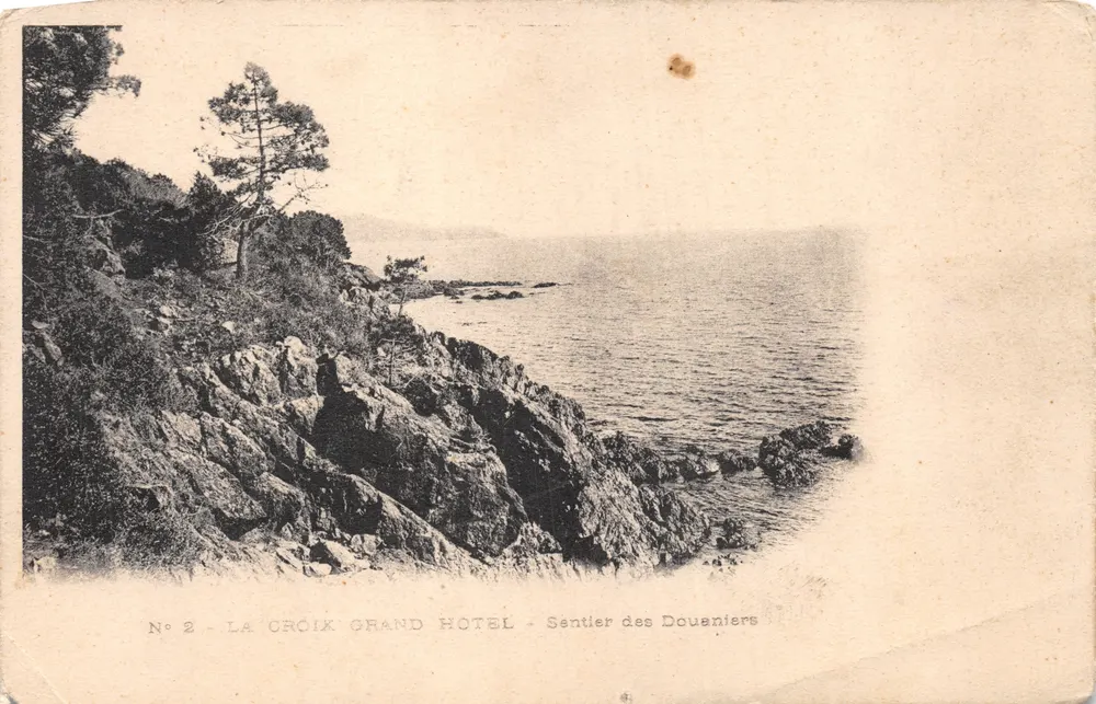 Das Kreuz Grand Hotel — Küstenpfad der Zollbeamten — Verleger Union Postale Universelle - Vorderseite