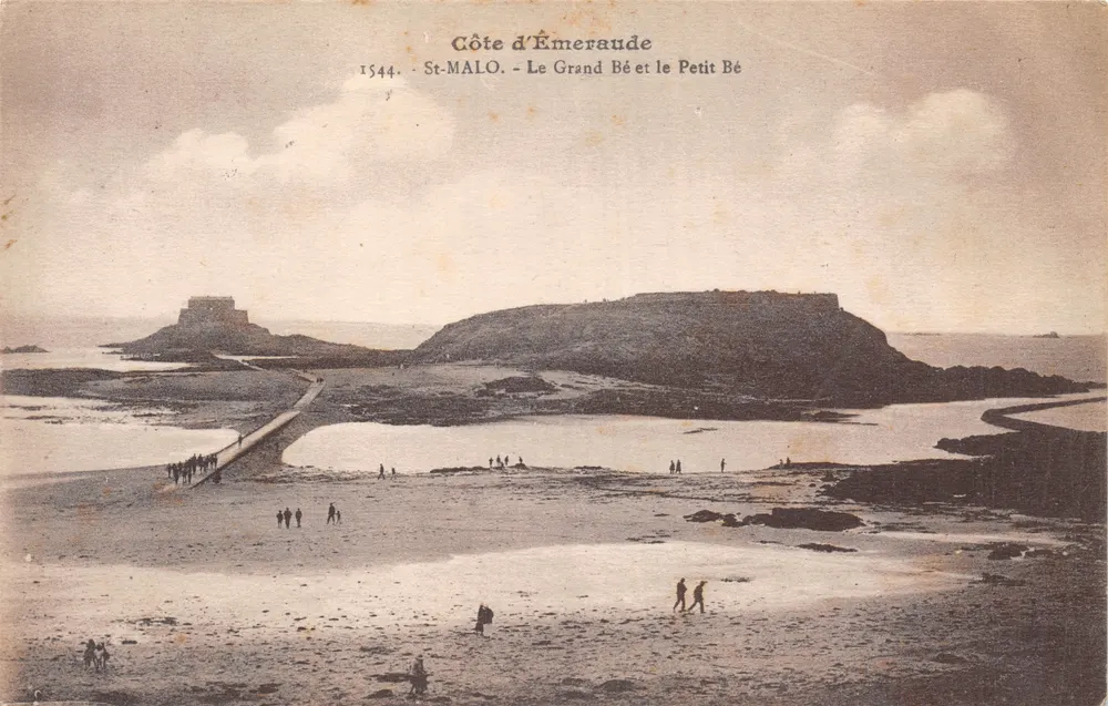 St-Malo - Côte d'Émeraude - Der Grand Bé und der Petit Bé - Verlag: 1544 - Vorderseite