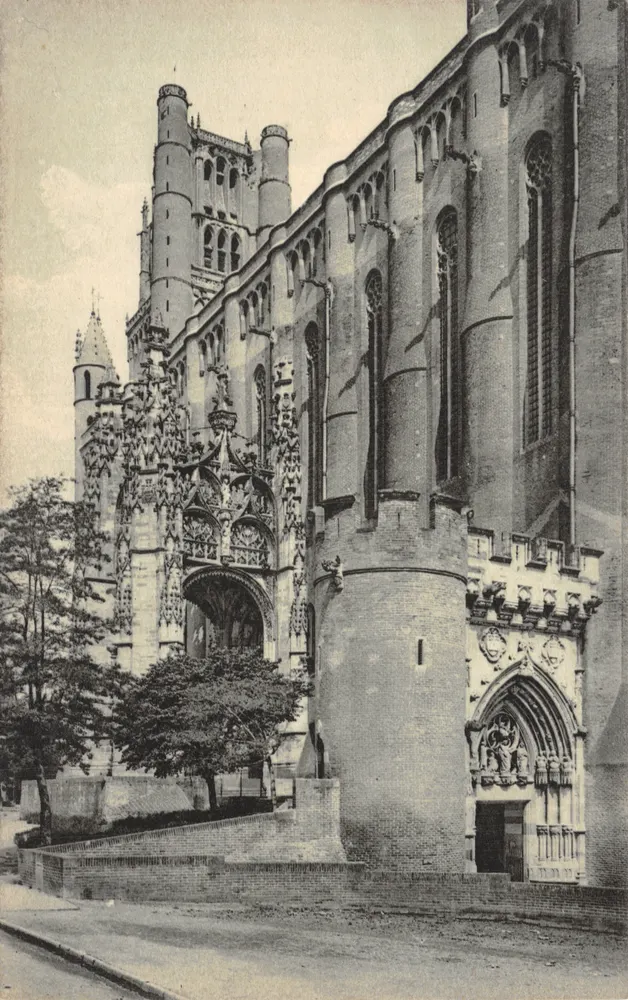 Albi — Cathédrale Sainte-Cécile — côté méridional - Recto