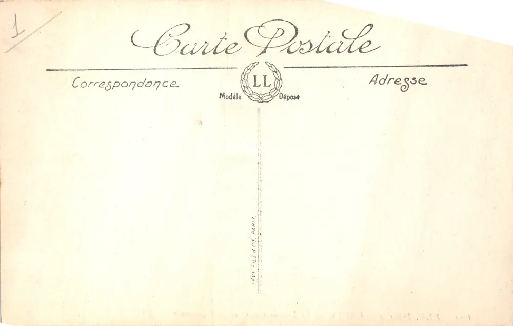 Ansicht von Cauterets — See Gaube und der Vignemale — LL. — Nr. 109 - Rückseite