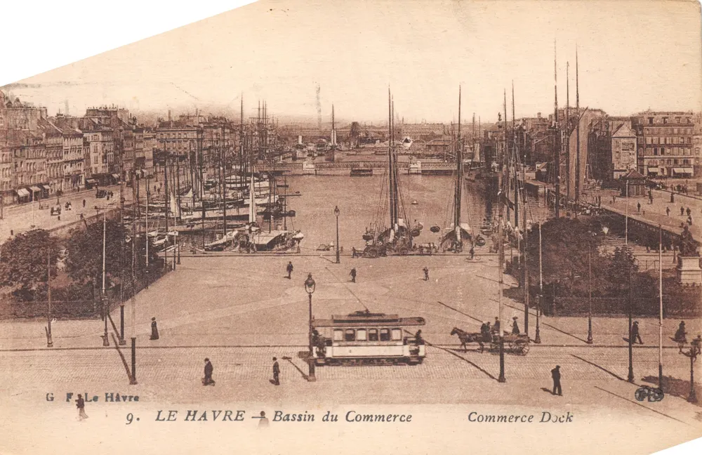 Le Havre — Hafenbecken des Handels — G. F. Le Havre - Vorderseite