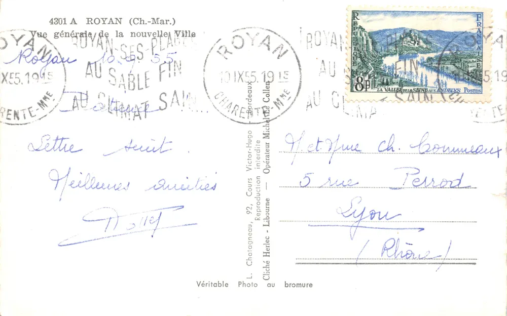 Royan — Vue générale de la nouvelle Ville — Elcé - Verso