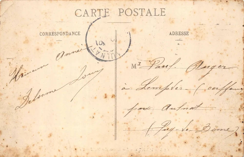Paris — Der Löwe von Belfort — anonymer Verleger, Nr. 85 - Rückseite