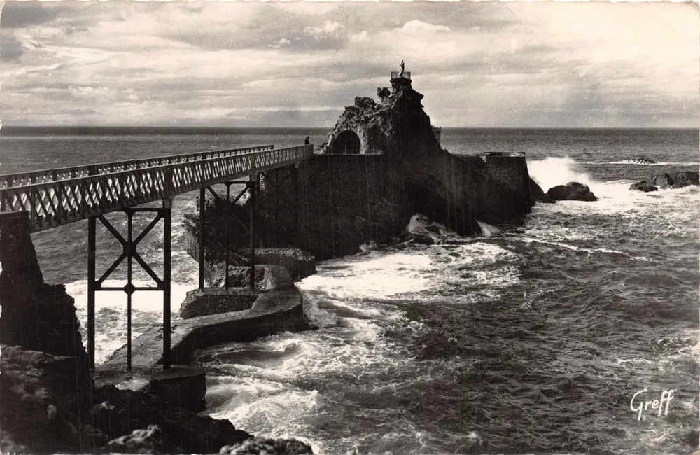 Der Felsen der Jungfrau — Bayonne — Verlag Greff, S.E.R.P., Éditions B. Paris - Vorderseite