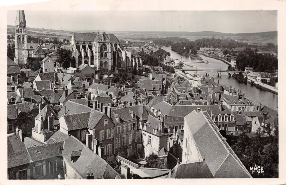 Auxerre — Vue générale — éditeur MAGE - आगे