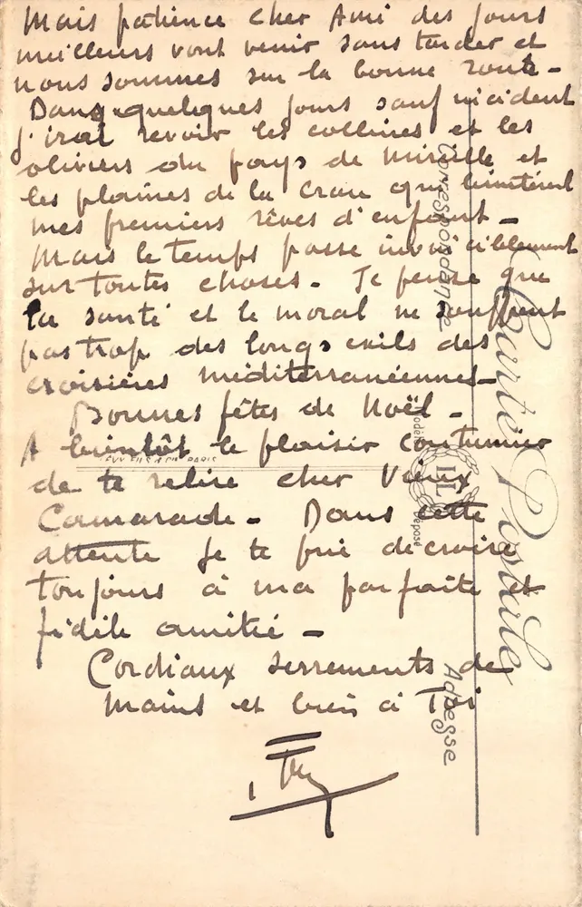 Toulon — La Caisse d'Épargne — LL. Éditeur LL. N° 65 - Verso
