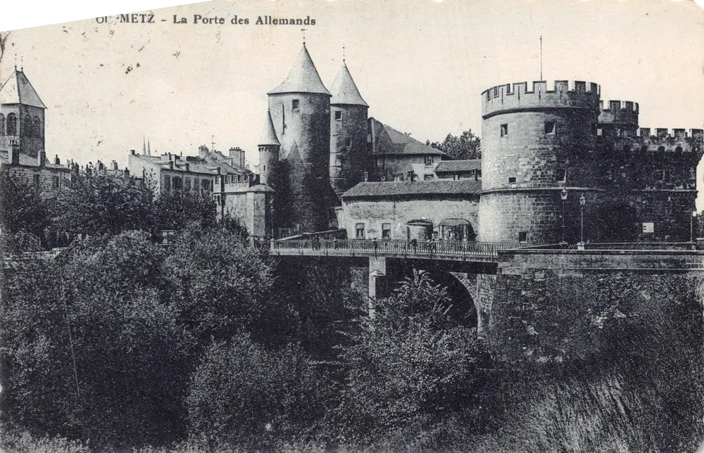 Metz — Die Pforte der Deutschen — Verleger Drucker nicht sichtbar - Vorderseite