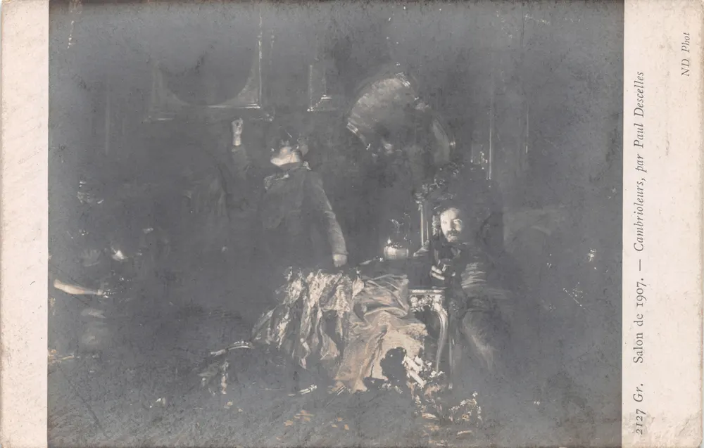 Salon de 1907 — scène intérieure — ND Phot. par Paul Descelle - Recto