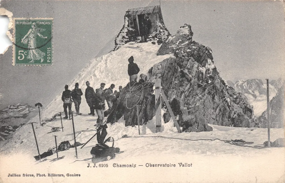 Chamonix — Observatorium Vallot — J.J. 6205, Verlag Jullien frères, Genf - Vorderseite