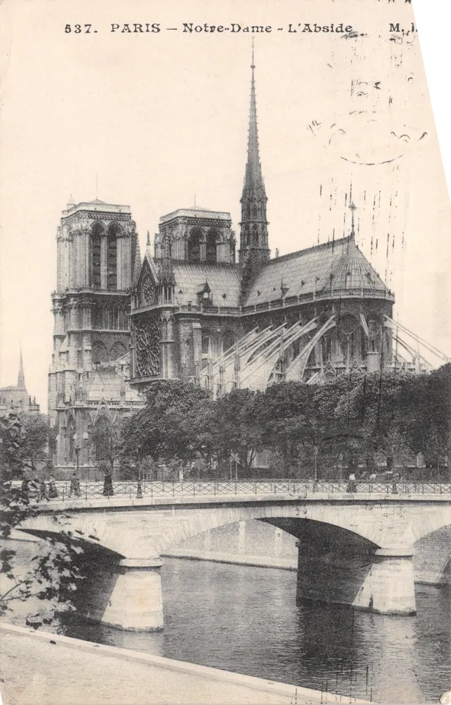 PARIS — Notre-Dame — L'Abside — M.J. — n° 537 - आगे