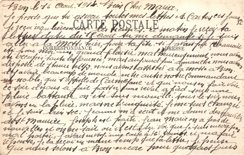 Royat — Panorama et les Hôtels — éditeur LL, n° 59 - Verso