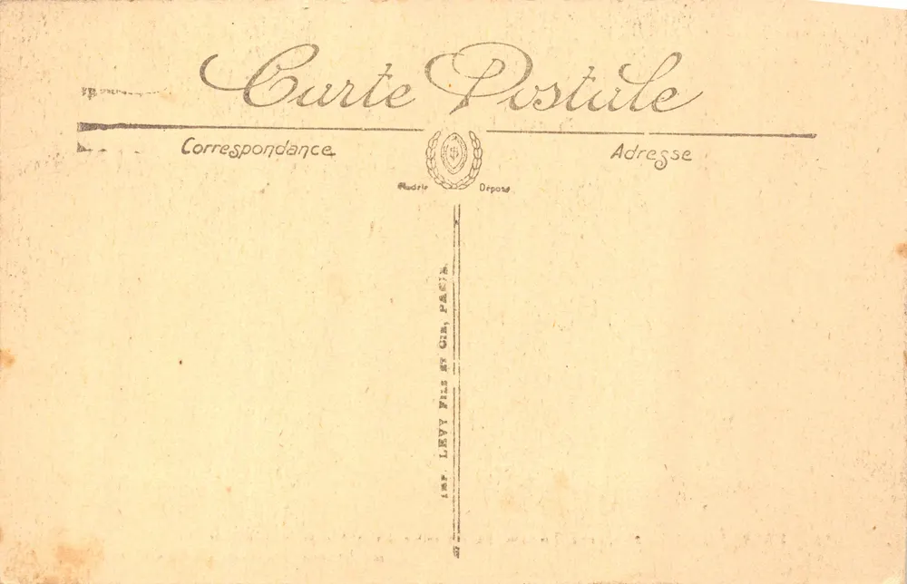 Versailles — Der Grand Trianon. Das Schlafzimmer von Napoleon I — LL. n° 301 - Rückseite
