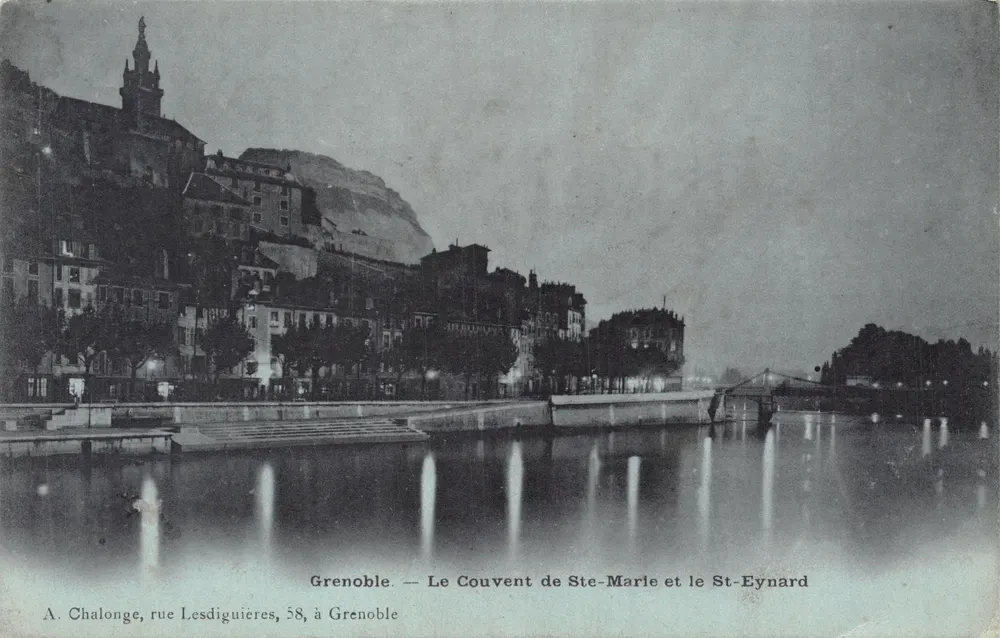 Grenoble — Das Kloster St. Marie und St. Eynard — A. Chalonge, rue Lesdiguières, 58, in Grenoble - Vorderseite